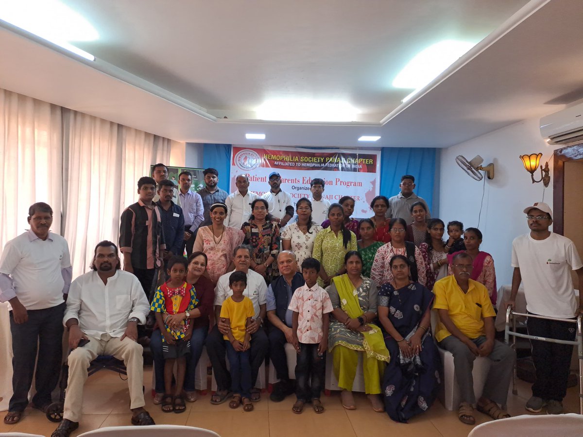 Hemophilia Society Panaji Chapter 
<a href="/GoaHemophilia/">Goa.Hemophilia</a>  Hosts Educational Program in Sawantwadi, Maharashtra.
 The Hemophilia Society Panaji Chapter organized an educational and awareness program at Hotel Mango, Sawantwadi. The event, attended by 45 patients and parents, featured