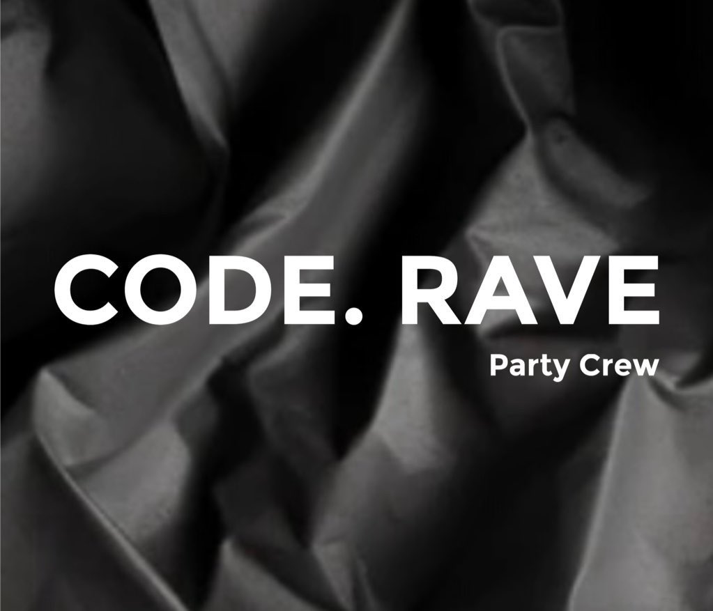 디제잉 파티 크루 [CODE. RAVE]에서 크루원들을 모집합니다! -아무생각 없이 정신나갈 정도로 놀 분들! -EDM 파티 및 ...