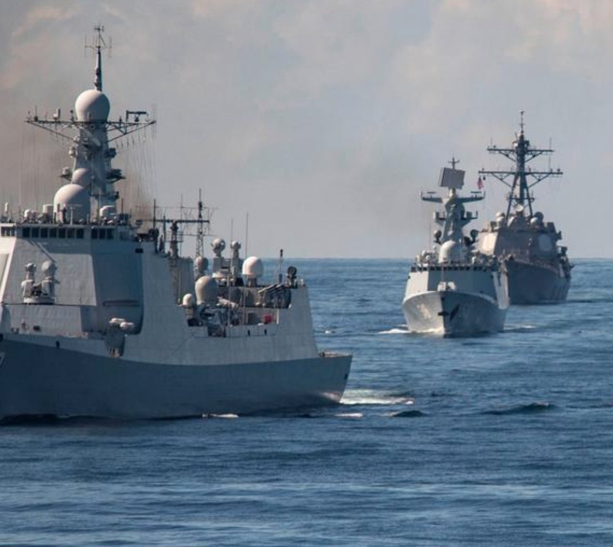 krassenstein's tweet image. Trump Threatens Iran, warms to Putin and attacks NATO.

How does Putin Pay him back?  Today it's announced that he will undertake joint naval exercises with the Iranian and Chinese navies.

Putin is our ENEMY.  PERIOD!