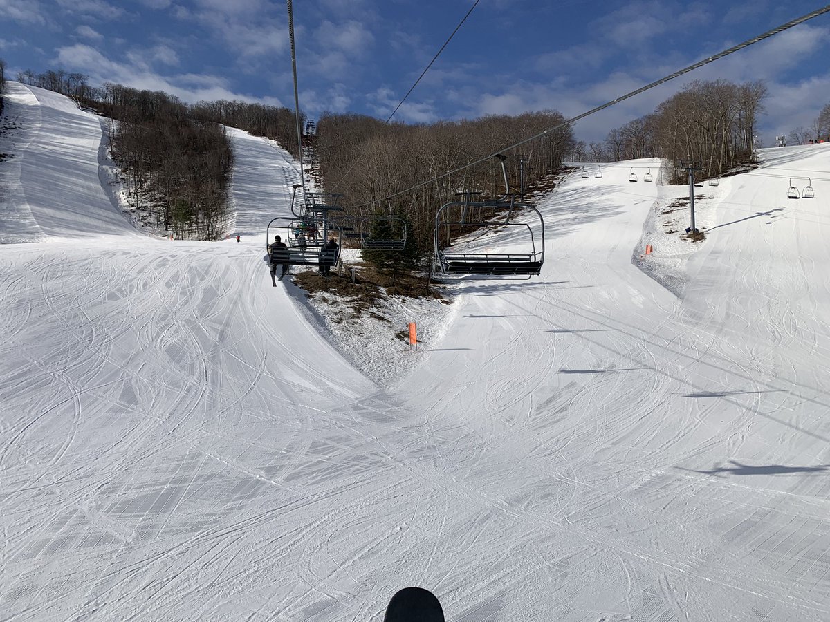 Springing ahead <a href="/CatamountSki/">Catamount Ski Area</a> My little guy, a ‘mountain cat’ today, already claimed the triple chocolate m&amp;m cookie for apres ski <a href="/iskiny/">iskiny</a> <a href="/SKITHEEAST/">SKI THE EAST</a>