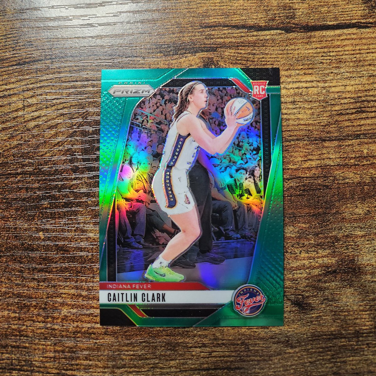 jd_hurley's tweet photo. I grabbed a couple 2024 Prizm blasters at my local WalMart. 
Just opened the 1st one, 2nd pack,
Boom!!💥 Good morning, Caitlin!
Hopefully, there'll be more hits to share.
@CardPurchaser https://t.co/fqtLZL0l7B