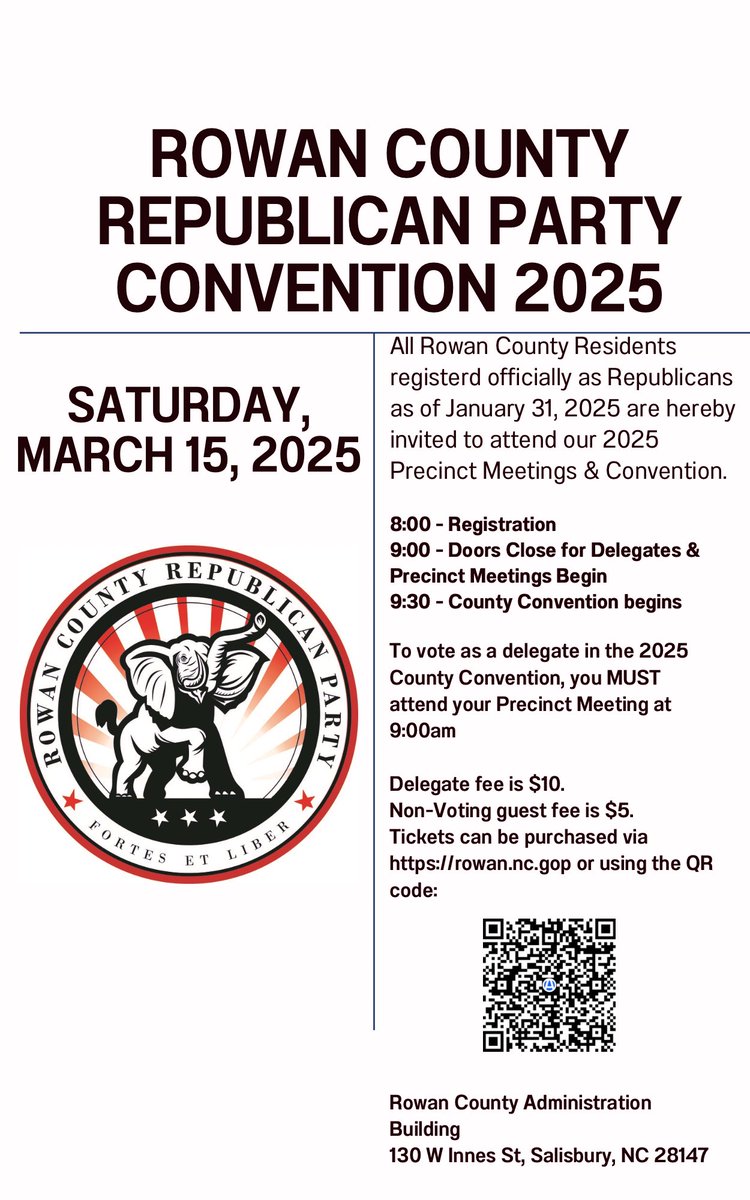 RowanCoGOP's tweet image. Be a part of YOUR County Party!