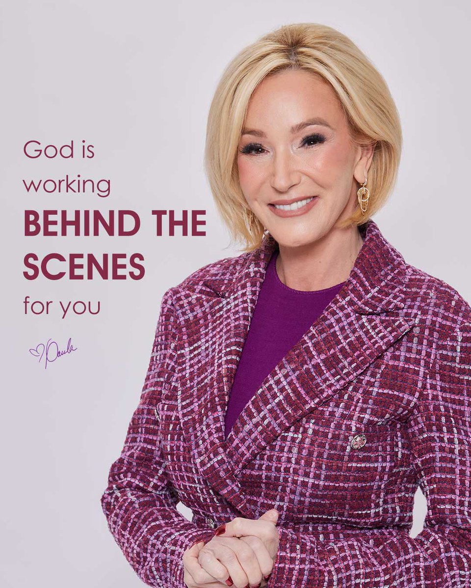 God is working behind the scenes for you right now!