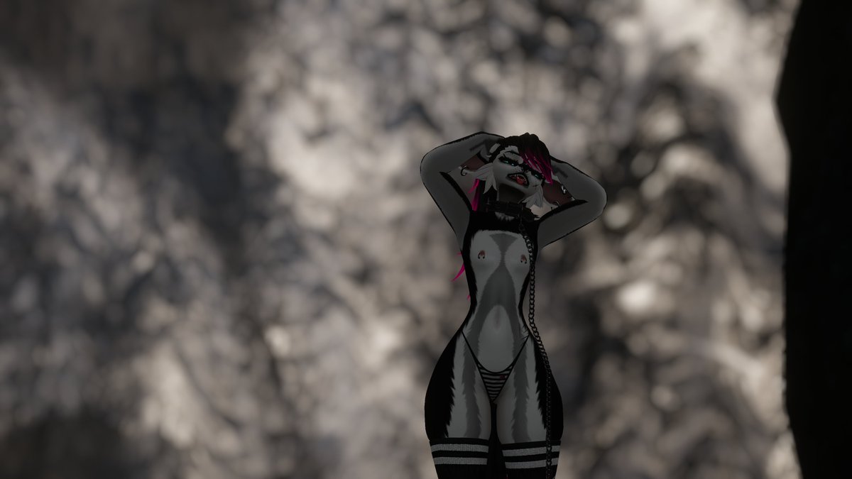 FemboyBoowe's tweet photo. Y-You just gonna stand there and watch… or are you jumping in?~ 💦🥺

#femboy 
#VRChat 
#VRChatPhotography 
#VRC https://t.co/FKpW6bFDdh