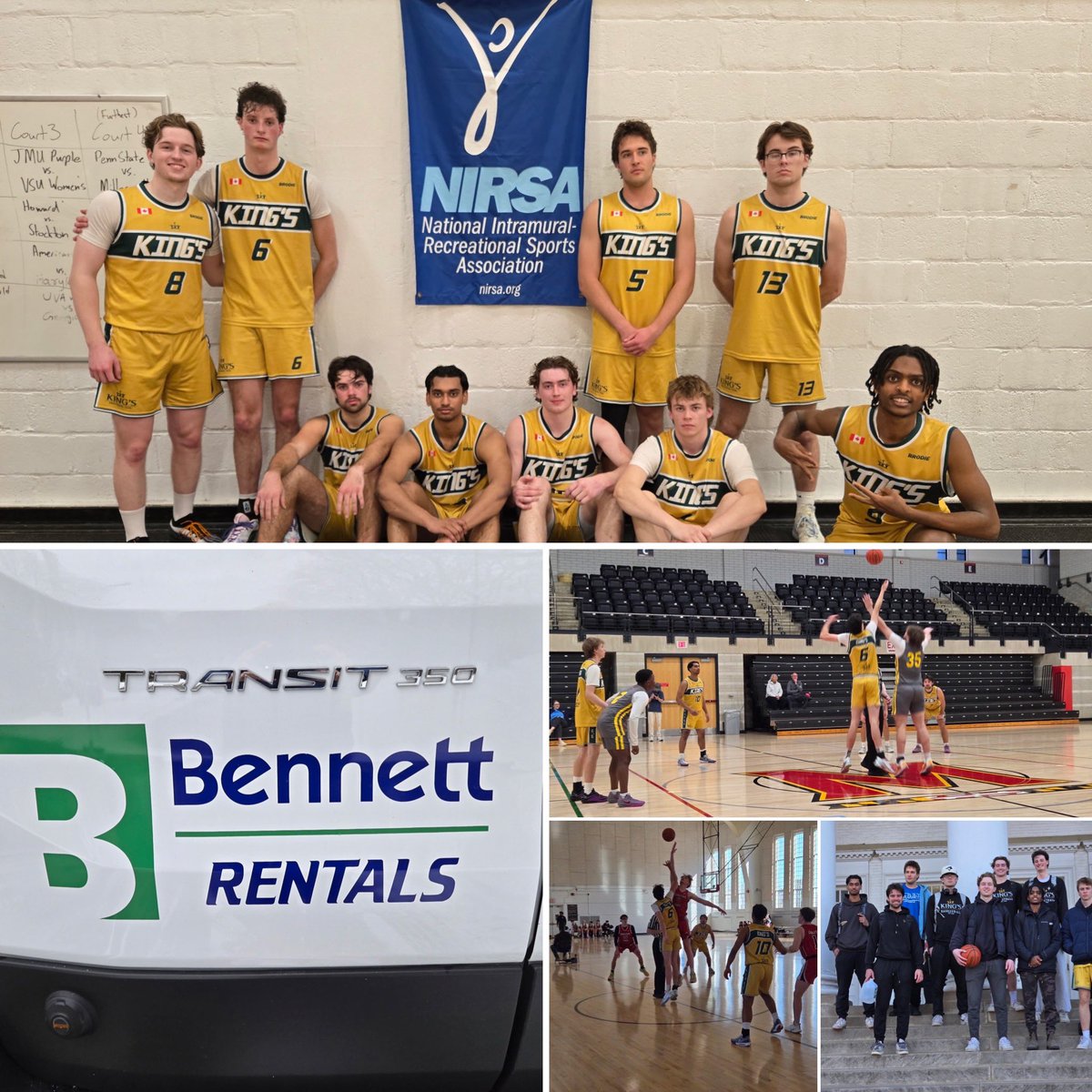 Joe HenryKingsDofS π¨π¦ (@askdeanjoe) on Twitter photo Congrats to <a href="/KingsAtWestern/">King's at Western</a> Menβs Basketball on another strong finish in <a href="/NIRSAChamp/">NIRSA Championship Series</a> competition this weekend. Thanks to Bennett Rentals for the support of the team this year! Congrats to <a href="/KingsAtWestern/">King's at Western</a> Menβs Basketball on another strong finish in <a href="/NIRSAChamp/">NIRSA Championship Series</a> competition this weekend. Thanks to Bennett Rentals for the support of the team this year!