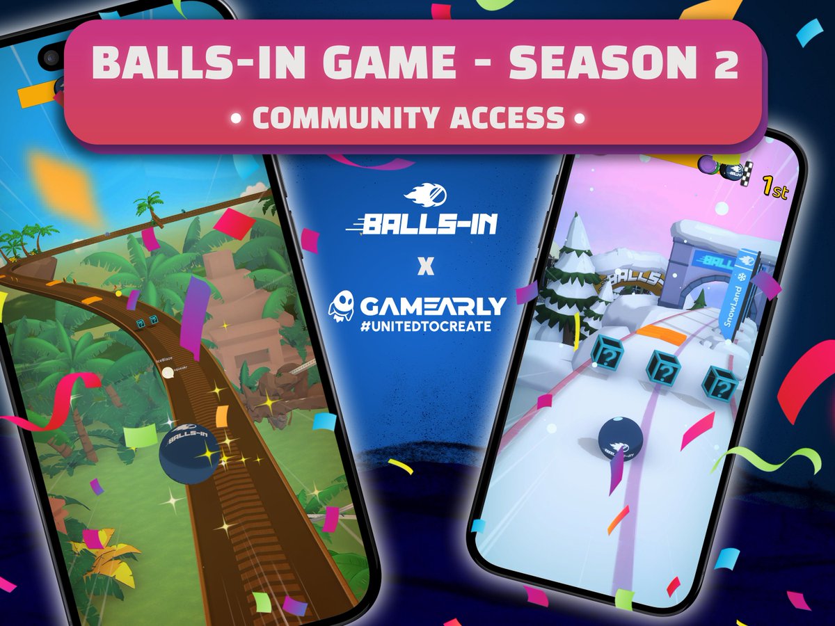 🎮 GAMEARLY x <a href="/ballsingame/">BALLS-IN 🟣💨</a> : Season 2 is here at full speed! 🚀

🔥 New features inspired by your feedback. New tournament, new rewards. And this time, GAMEARLY joins the race!

🏁 What is BALLS-IN?

A competitive racing game where adrenaline spikes with every run. Fun,