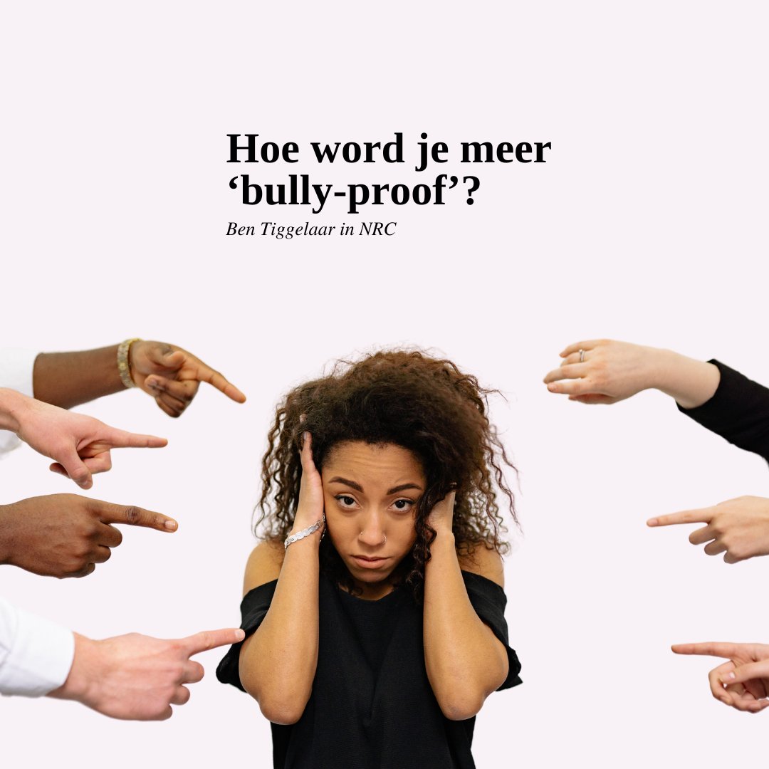 Volgens onderzoek van het CNV hebben maar liefst 2,6 miljoen werkenden te maken met pesten op het werk.
Wat doe je eraan als het jou overkomt?

Je leest erover in Bens nieuwe NRC-column.