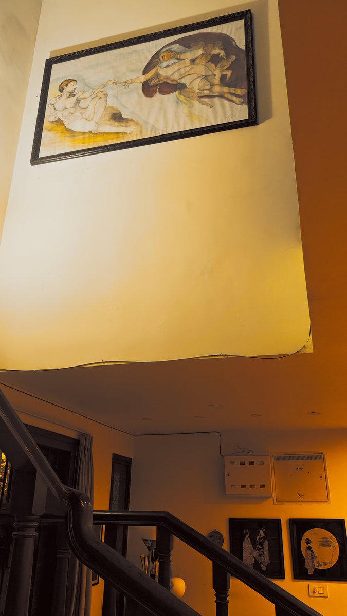 #WeekendMusings 
 it's not about #AI ☺️ or the #Science 
But about younger son's 🎨 #Art
So as he let's his creativity 🎭 
🅐🅓🅞🅡🅝 🅞🅤🅡 🅦🅐🅛🅛
We wonder 🤔 
𝗧𝗵𝗲 𝗻𝗼𝘁𝗶𝗼𝗻 𝘁𝗵𝗮𝘁 𝗔𝗜 𝘄𝗶𝗹𝗹 𝗿𝗲𝗽𝗹𝗮𝗰𝗲 𝗮𝗿𝘁𝗶𝘀𝘁𝘀 𝗶𝘀  𝗮 𝘁𝗿𝘂𝘁𝗵 or 𝗮𝗻 𝗲𝗻𝗶𝗴𝗺𝗮