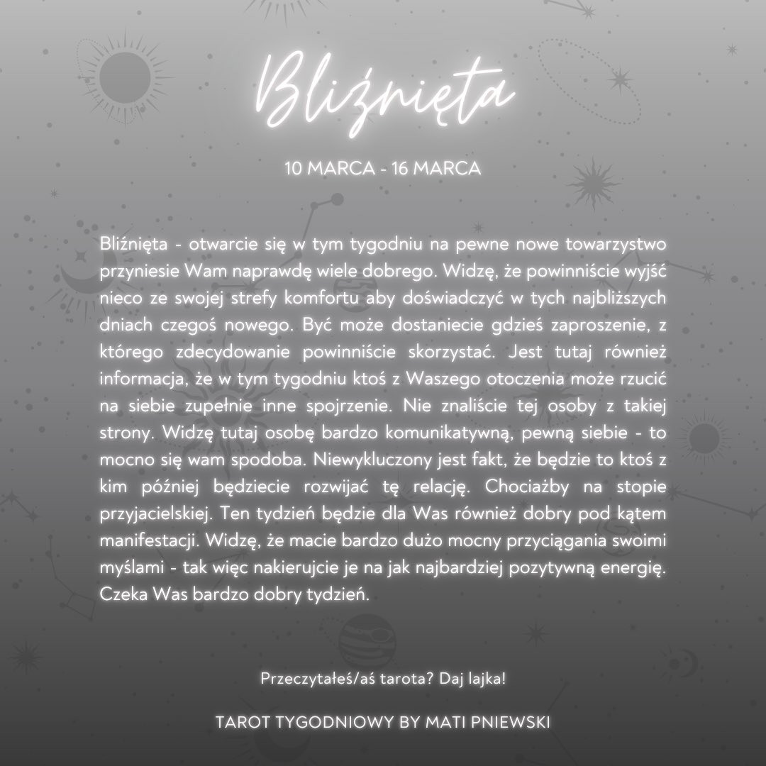 matipniewski's tweet photo. ♊️ BLIŹNIĘTA https://t.co/RGqA08YfOP