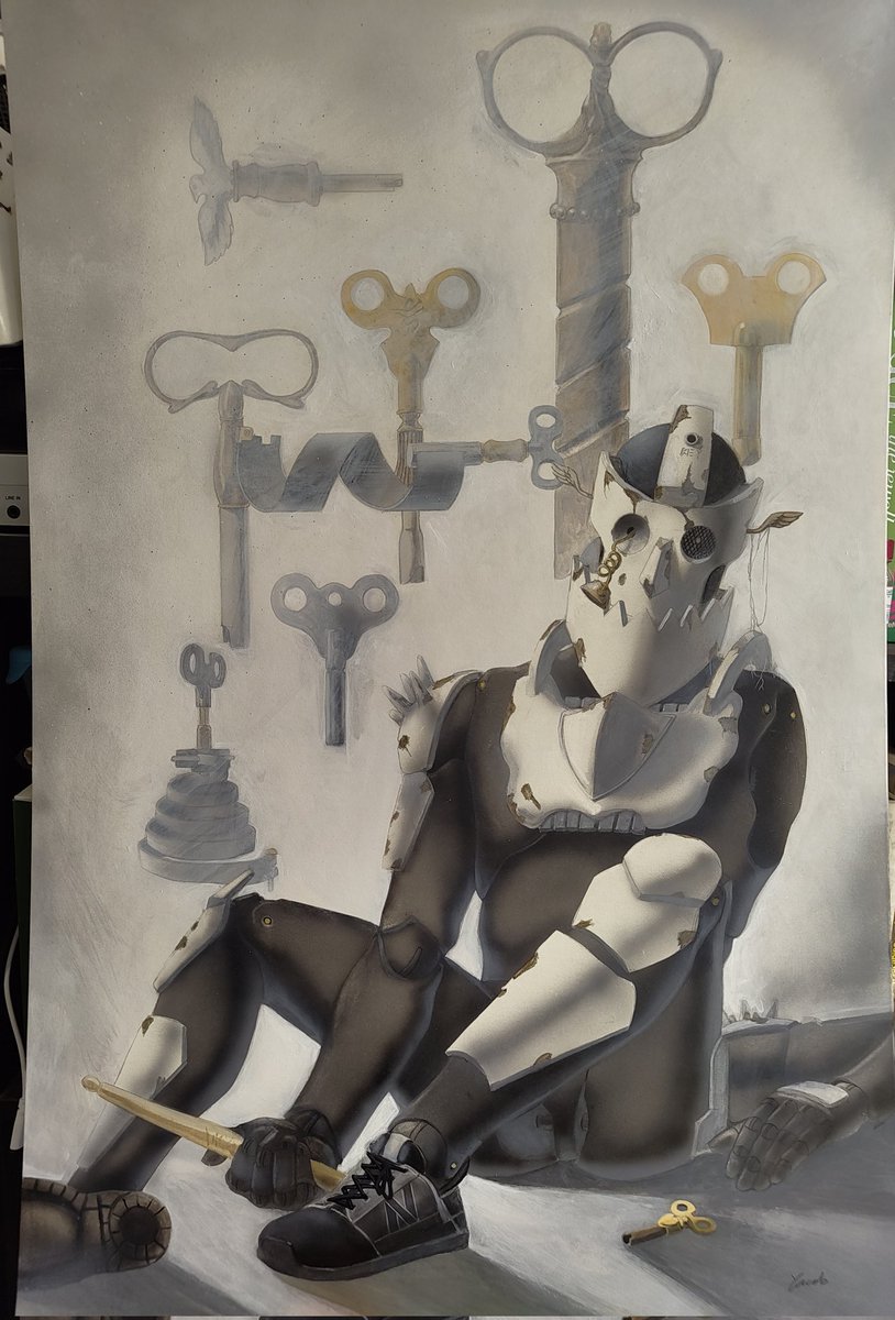 YACOB_is_DEAD's tweet photo. Clockwork Drummer

Havve Hogan from @TWRPband

Acrylic on illustration board
20" ×30"
(sorry for the repost, I posted the wrong pic lol) https://t.co/fy32PzXah1