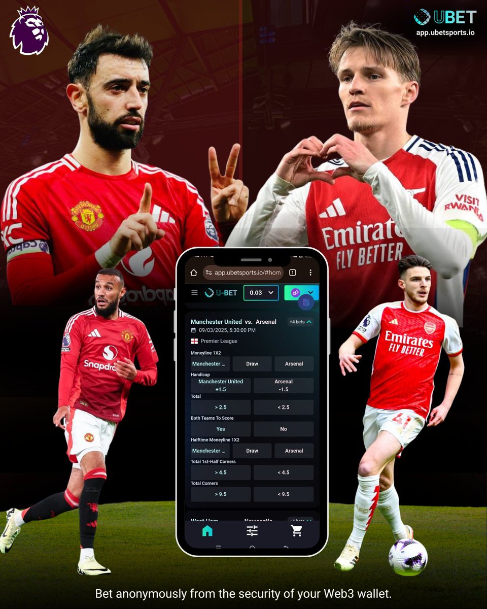 .<a href="/ManUtd/">Manchester United</a> vs <a href="/Arsenal/">Arsenal</a>: Red Devils trail by 21 pts &amp; face a Gunners side fresh off a 7-1 UCL rout.

🎲 Bet anonymously on decentralized sports betting—no KYC required!
Place your bet now!