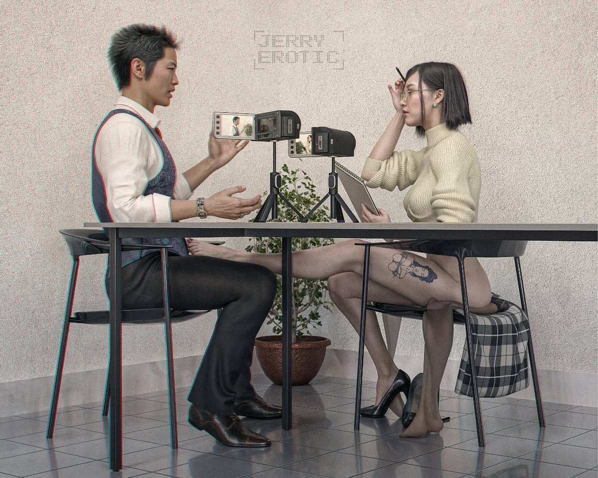 【Remaster】【红尘：采访】   
#3DCG #DAZ #rendering