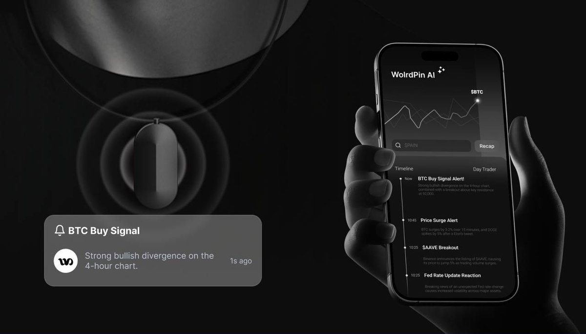 WorldpinAI's tweet image. Smarter Signals, Better Trades!

#WorldPin scans top groups &amp;amp; filters noise/scams.
Discreet alerts to your wearable.
Instant on-device execution.

No #FOMO. Just actionable signals.

Join the waitlist: worldpin.xyz