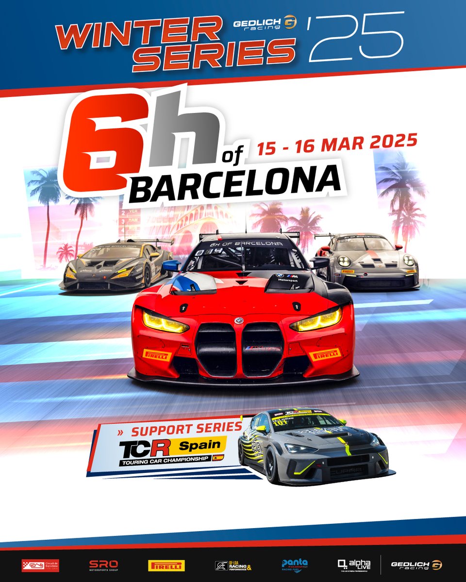 Partida extra!! Las #WinterSeries presentan este año una carrera extra para cerrar la temporada invernal, las #6HBarcelona, con las marcas más prestigiosas de GTs!

Y con la <a href="/tcrspain/">TCR Spain</a> como invitada de lujo 🤩

Entradas ya a la venta!
🎟️ circuitcat.com/es/entradas/