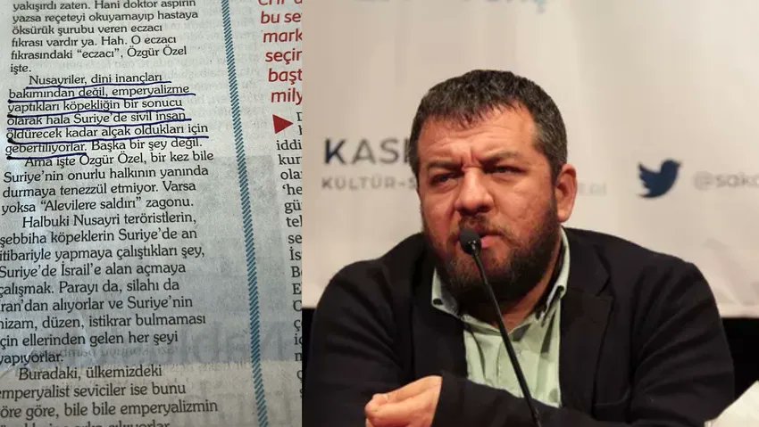 Bu eleman gibi plaza IŞİDçisi, devletinin içsesi, "yeşil kuşak dini" mamulü heriflere verilecek en iyi cevap, bütün ezilenlerin, mazlumların aynı safa geçmesidir!

#KomkujiyaAlawiyanLiSuriyeyê
#SuriyedeAleviKatliamı