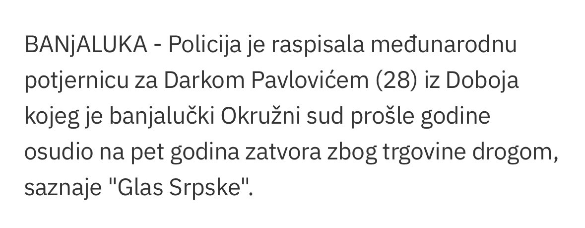 Miloš Pavlović Ćaci, je sin osuđivanog narko dilera.

Darko Pavlović Turšija.

Pitajate bilo koga u Doboju.

Kakav otac takav sin.

Sa njim Dodukova govna nisu želele ništa da imaju. Ali zato Vučiću odogovara.

Tako da Ćaci je od skoro Ćaci, a oduvek je TURŠIJA.

Kriminalci.