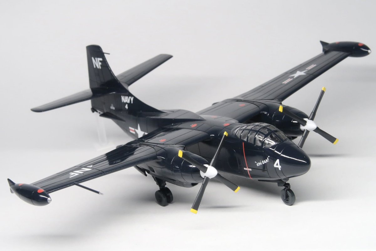 st_s0311's tweet photo. トリプルナッツ 1/144 AJ-1 サヴェージ
完成しました！ https://t.co/OYKl0kNpn0
