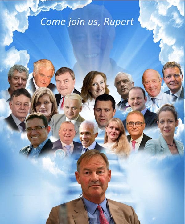 Former friends of Farage.  Neil Hamilton missing.   No doubt others too.  How many can you name?
