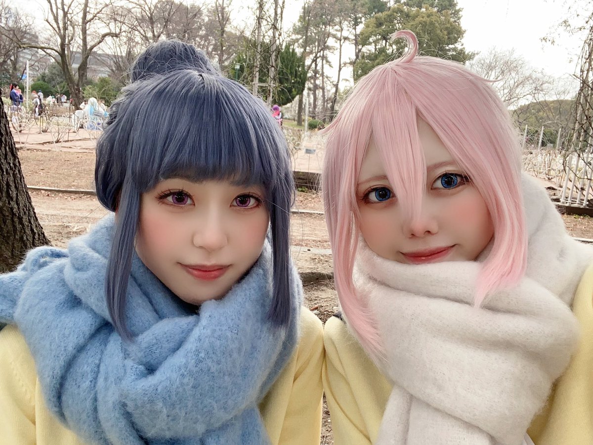 そして8日はゆるキャン△を！！してきたよ！！！なでしこ！！！れんれんのリンちゃん可愛かったなぁ！！！

※写真反転×

#アコスタ鶴舞　＃アコスタ