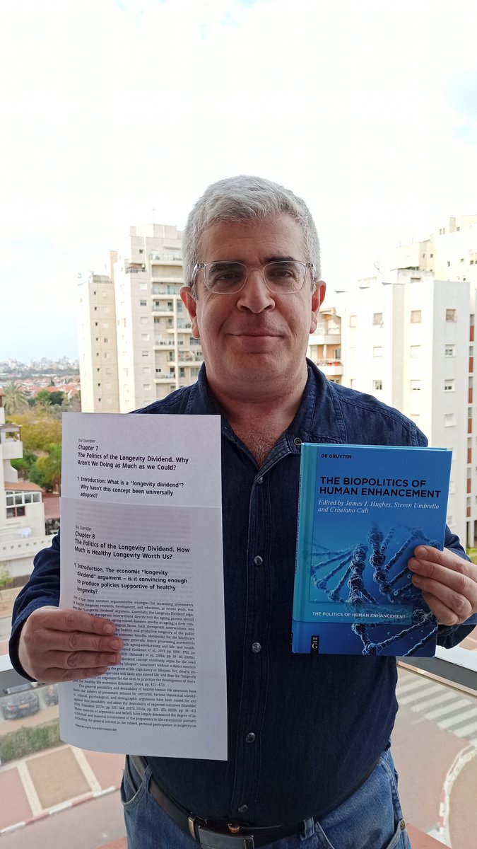 Glad our joint book “The Biopolitics of Human Enhancement” has arrived.
Including my two chapters: “The politics of the Longevity Dividend. Why aren’t we doing as much as we could?” and “The politics of the Longevity Dividend. How much is healthy longevity worth us?”