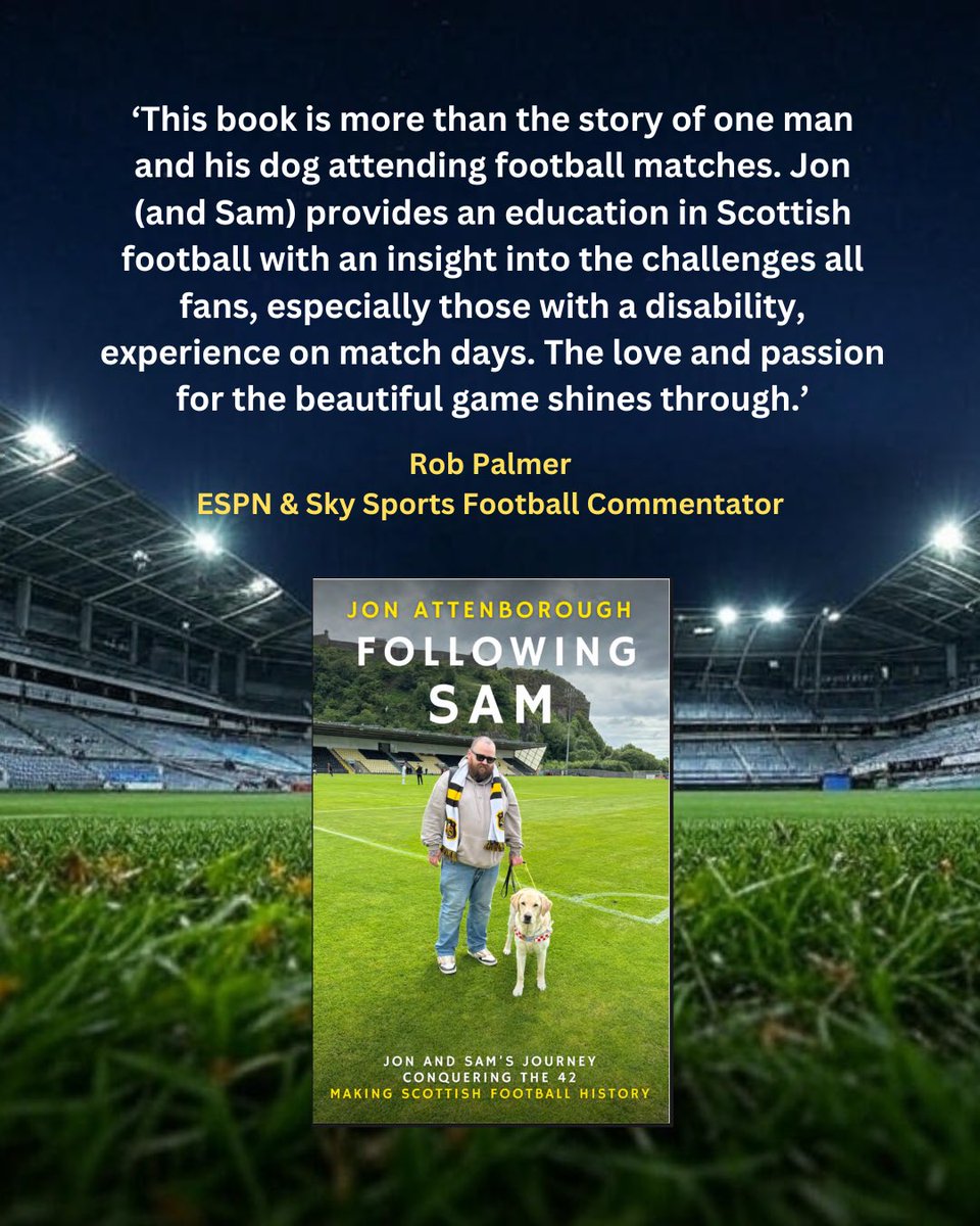Jon Attenborough (@jonattenborough) on Twitter photo 📚 The early reviews of my book, Following Sam, have been lovely to read ❤️
⚽️ 🎙️ Thanks so much to <a href="/robbopalmer/">Rob Palmer</a> for your very kind words!
Please do get your copy here
amzn.eu/d/8eb8cxM 📚 The early reviews of my book, Following Sam, have been lovely to read ❤️
⚽️ 🎙️ Thanks so much to <a href="/robbopalmer/">Rob Palmer</a> for your very kind words!
Please do get your copy here
amzn.eu/d/8eb8cxM