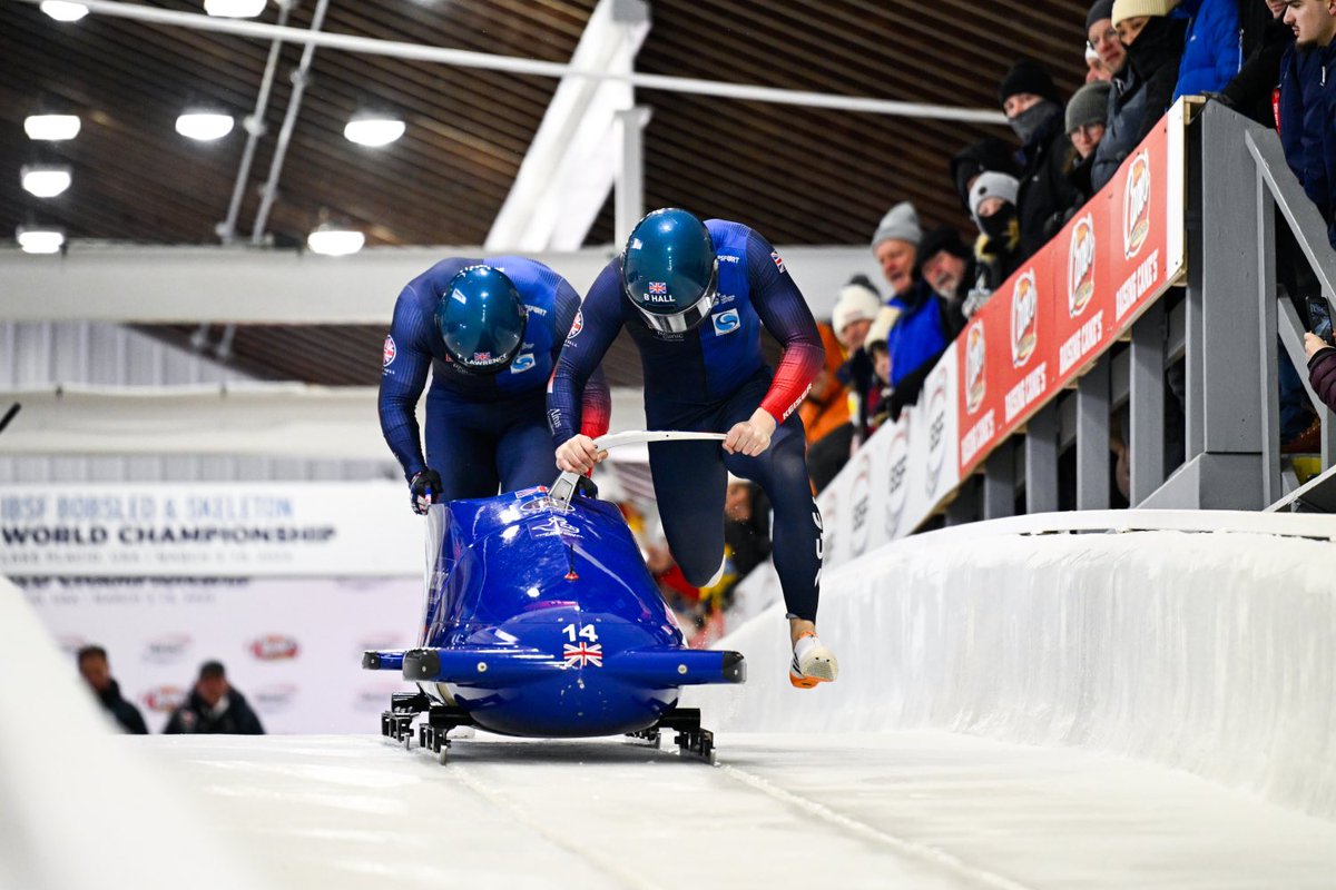 Day 2 sees <a href="/BobsleighBrad/">Bradley Hall OLY</a> and Taylor Lawrence claim 6th in the 2-man 👏 

On to the 4-man Bob next weekend 🔜