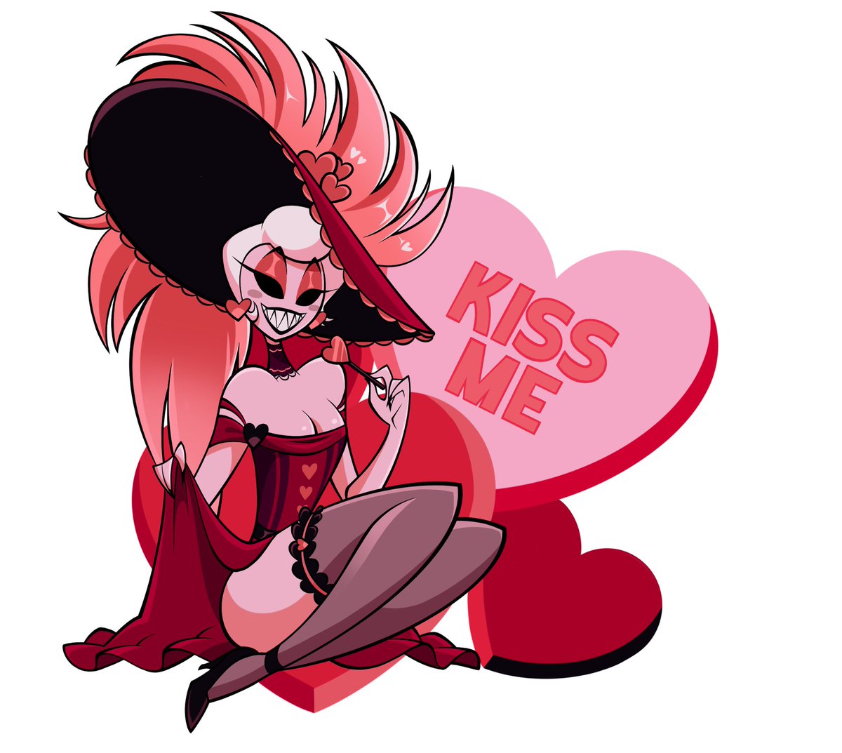 I was originally planning on having the text say “eat me”, but we all know Rosie would do the eating. 😂

I might make more of these in the future, but we shall see 👀💕

#HazbinHotel #HazbinHotelFanart #HazbinHotelrosie #Rosie