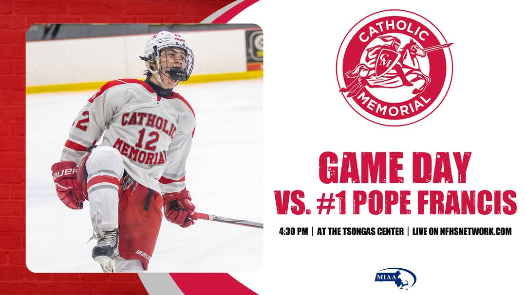 CathMemKnights's tweet image. Ticket for this afternoon&apos;s @CM_Hockey game vs. Pope Francis will air on NFHSNetwork.com. 

nfhsnetwork.com/events/miaa/ga…

Click here for tickets.  tsongascenter.evenue.net/events/MIAAH?u…