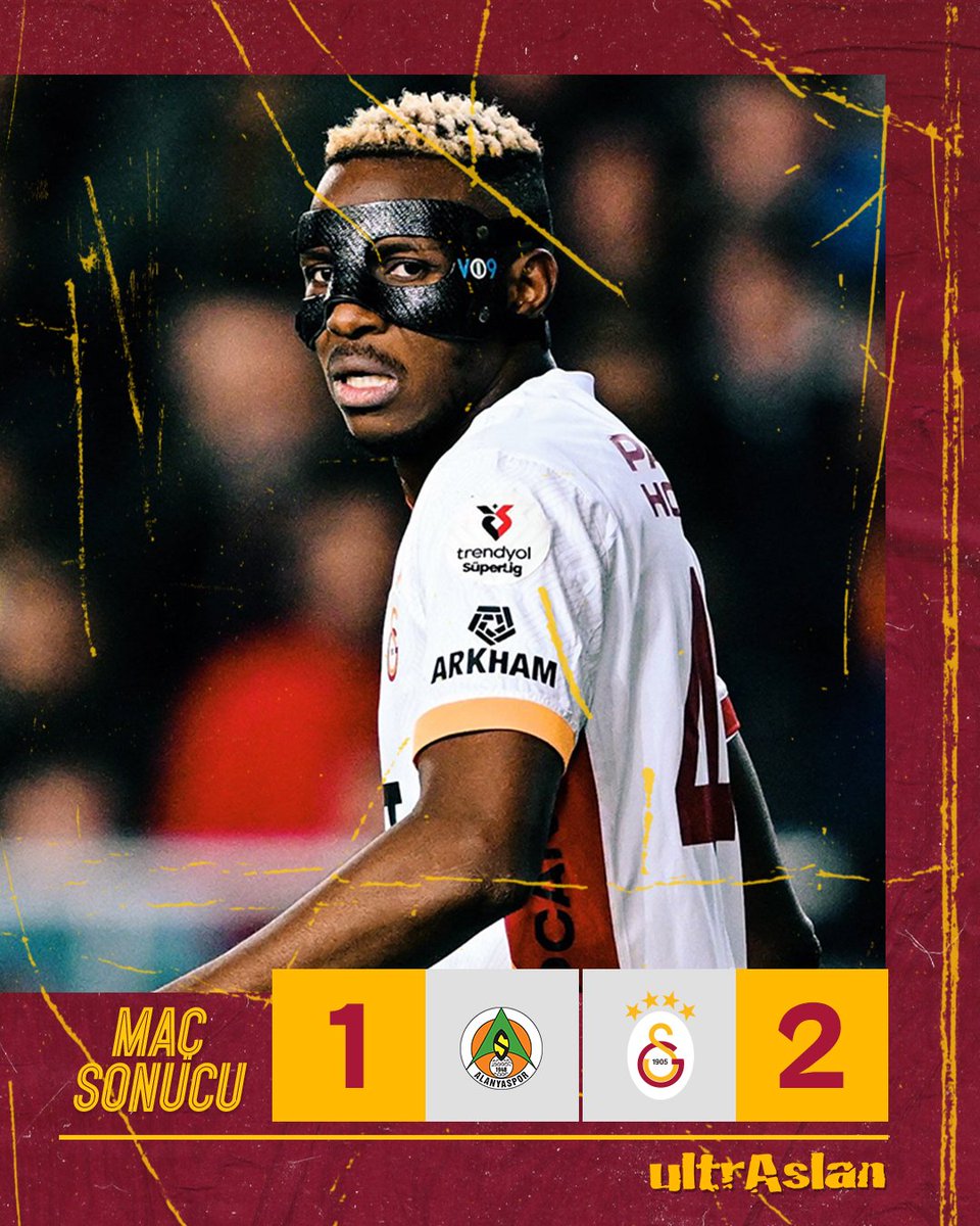 Maç Sonucu | Alanyaspor 1 - 2 GALATASARAYIMIZ

⚽️ 51’ Aliti (k.k.)
⚽️ 62’ Victor Osimhen

#ultrAslan