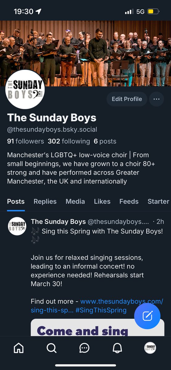 We’ve moved over to Bluesky! Come and follow us @thesundayboys.bsky.social 🦋