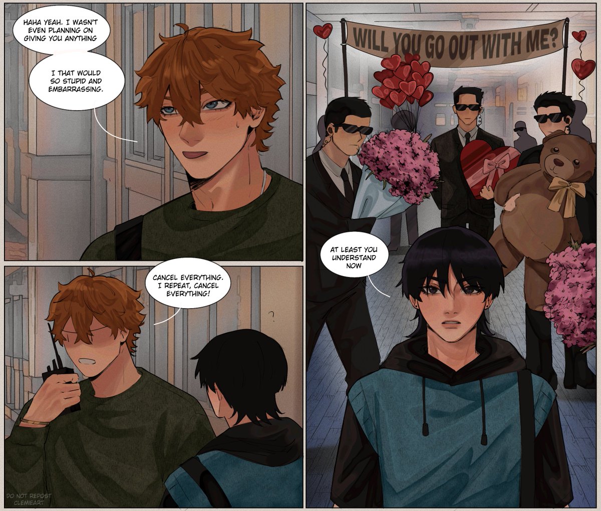 clemieart's tweet photo. Modern au. He's such a loser for him. 
#chiscara https://t.co/T5J17TChQP
