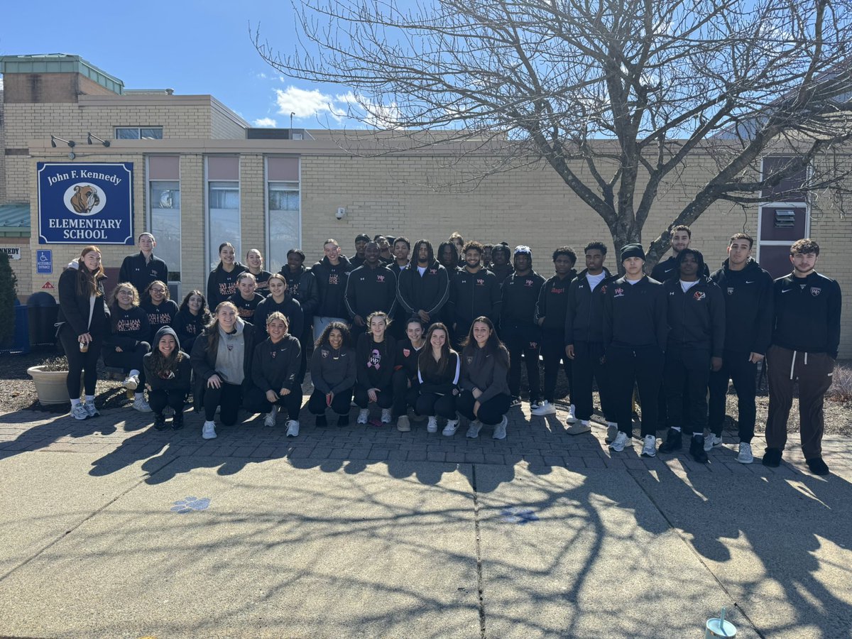 WPU athletes had an awesome day reading for the JFK Elementary School!