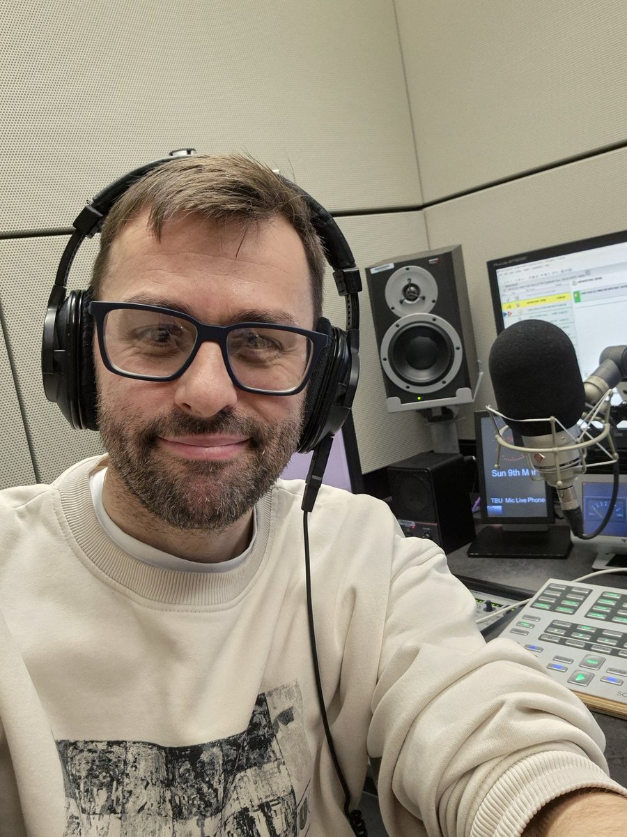 After a rare full weekend off last week, I'm back in #Media City. Today, I'm reading the #news for the 39 local BBC #radio stations in England and on the Channel Islands.
