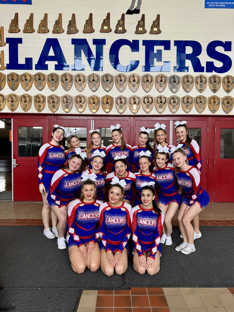 LHS Cheerleading (@lhscheer603) on Twitter photo LVC is in 5th Place headed into States! We are so proud to have secured a spot, and are honored to compete among such amazing teams in D1! 
The top 5 from each division will be competing at States this Thursday, March 13th at 6:00pm at Pinkerton. Come support! ❤️💙 LVC is in 5th Place headed into States! We are so proud to have secured a spot, and are honored to compete among such amazing teams in D1! 
The top 5 from each division will be competing at States this Thursday, March 13th at 6:00pm at Pinkerton. Come support! ❤️💙