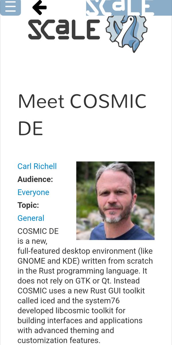 COSMIC Desktop (@cosmic_desktop) on Twitter photo It's almost time! In one hour, System76 Founder Carl Richell will present COSMIC Desktop at <a href="/socallinuxexpo/">socallinuxexpo</a> It's almost time! In one hour, System76 Founder Carl Richell will present COSMIC Desktop at <a href="/socallinuxexpo/">socallinuxexpo</a>