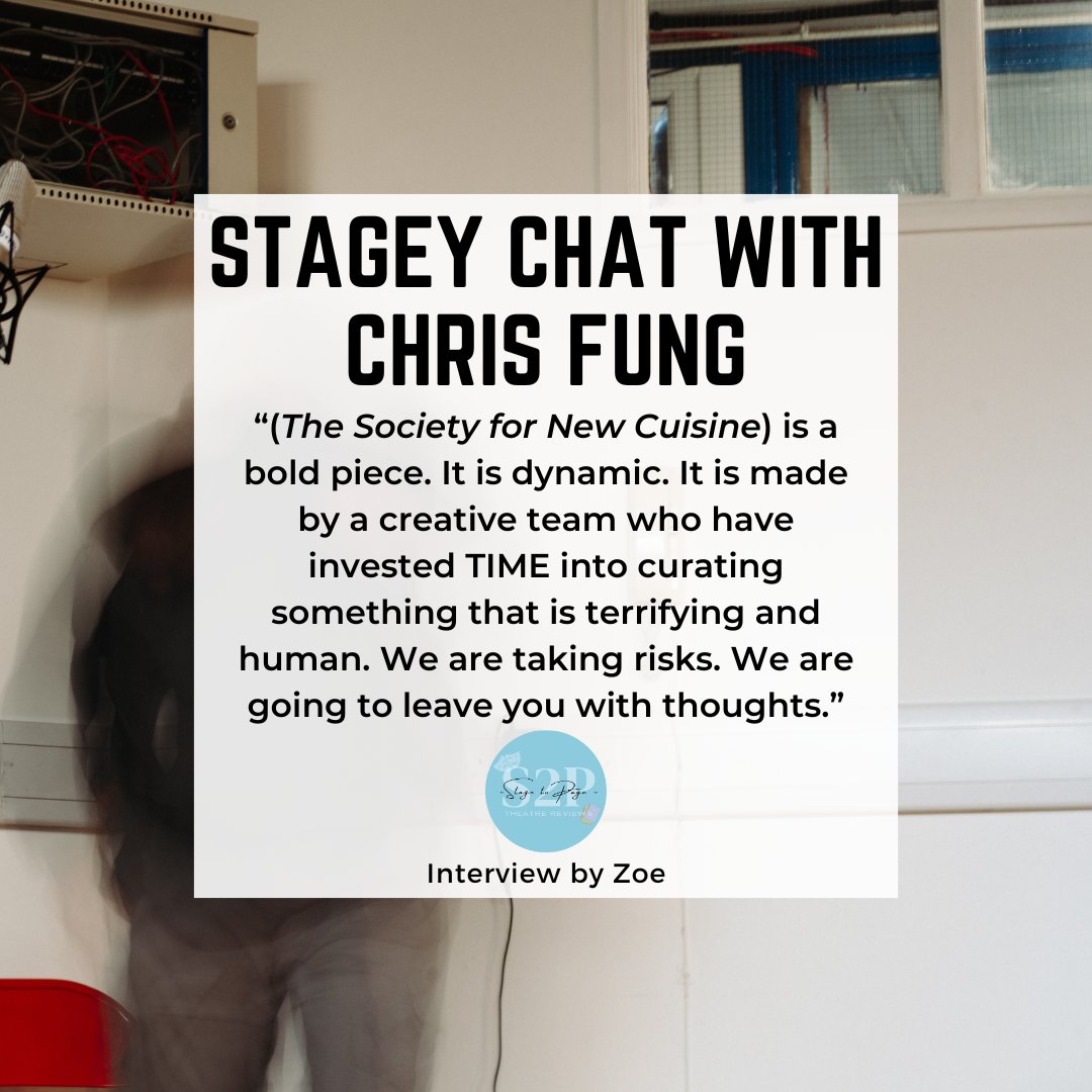 Stage to Page (@stagetopage) on Twitter photo The next segment in our Stagey Chat series is with the incredible Chris Fung, and we chat all about his debut play opening in London this month 👏🏼
Full interview here:
stagetopage.co.uk/2025/03/stagey…
The Society for New Cuisine opens at <a href="/OmnibusTheatre/">Omnibus Theatre</a> from March 19th! The next segment in our Stagey Chat series is with the incredible Chris Fung, and we chat all about his debut play opening in London this month 👏🏼
Full interview here:
stagetopage.co.uk/2025/03/stagey…
The Society for New Cuisine opens at <a href="/OmnibusTheatre/">Omnibus Theatre</a> from March 19th!