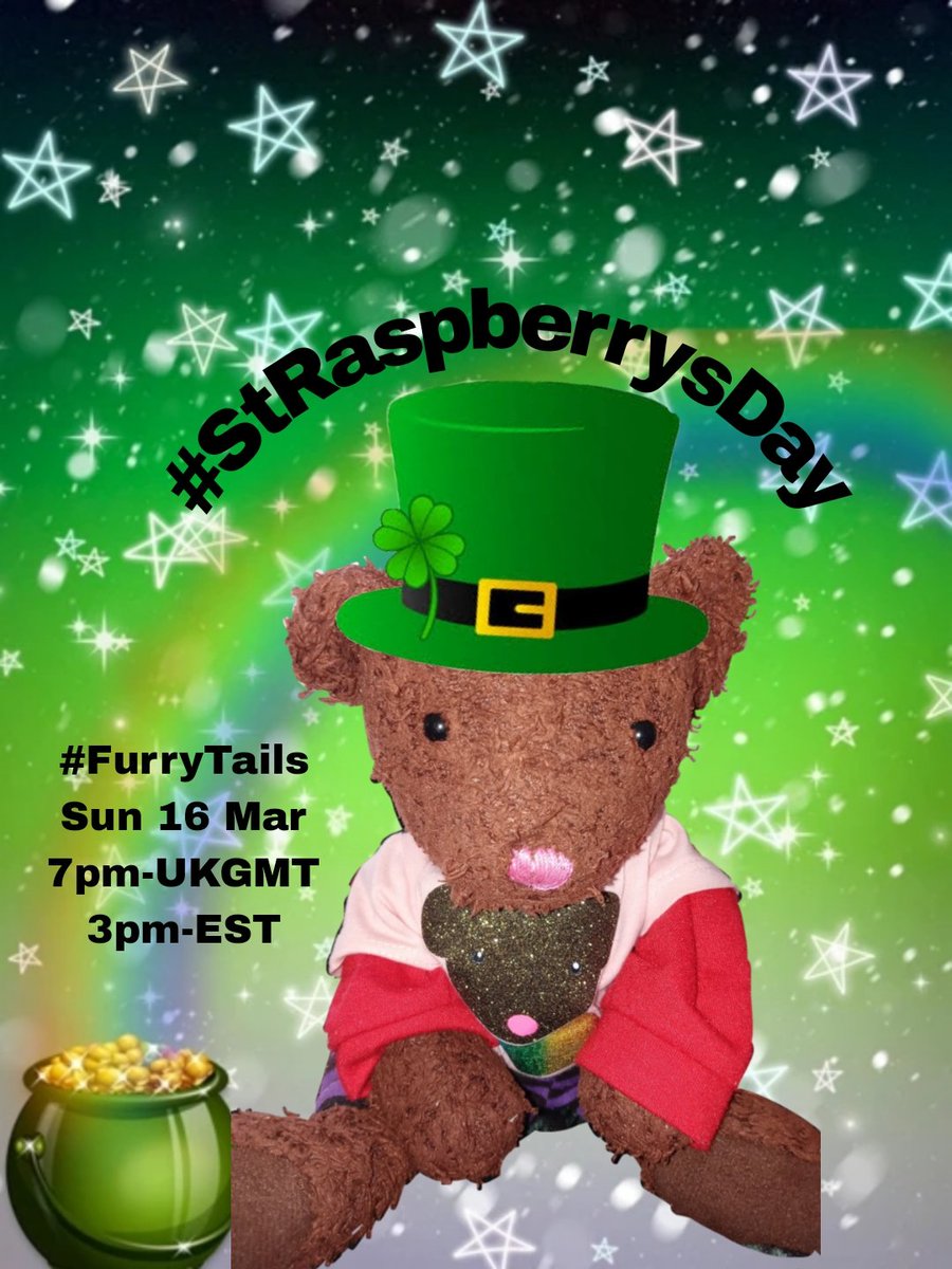 🇺🇦TourGuideTed©🧸🏳️🌈🐦🇪🇺 (@tourguideted) on Twitter photo Next Sunday, 16th Mar, to remember Raspberry & hoom Joan <a href="/joans1963/">Joan and Raspberry 🐻🤗💜</a> and give a final push to get the Go Fund Me to $20,000 (just under $1000 to go!) we are having a #StRaspberrysDay party (St Patrick's having the night off for prep work😉) at #FurryTails 7pm UK, 3pm EDT Next Sunday, 16th Mar, to remember Raspberry & hoom Joan <a href="/joans1963/">Joan and Raspberry 🐻🤗💜</a> and give a final push to get the Go Fund Me to $20,000 (just under $1000 to go!) we are having a #StRaspberrysDay party (St Patrick's having the night off for prep work😉) at #FurryTails 7pm UK, 3pm EDT