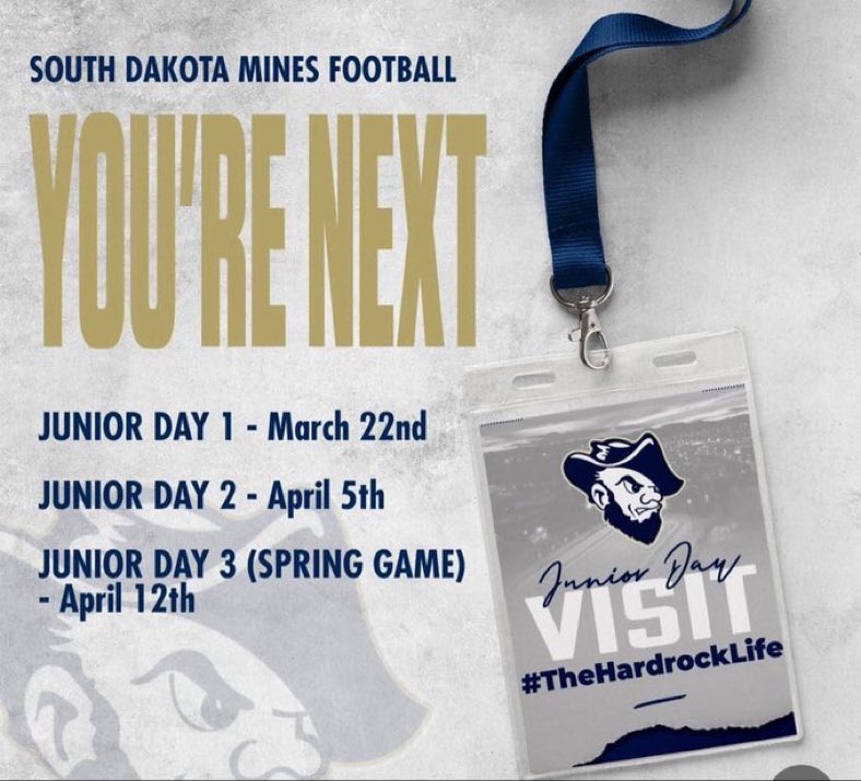 Kelson Gazdik (@gazdikkelson) on Twitter photo Thank you <a href="/CoachRSales/">Rob Sales</a> for the Junior Day invite!
<a href="/CoachPerrone/">Coach Perrone (My Recruits)</a>
<a href="/HardrockerFB/">South Dakota Mines Football</a>
<a href="/Coach_Hallama/">Jason Hallama</a>
<a href="/JGonzo_24/">John Gonzales</a>
<a href="/CoPreps/">Colorado Prep Report</a>
<a href="/PrepRedzoneCO/">Prep Redzone Colorado</a> Thank you <a href="/CoachRSales/">Rob Sales</a> for the Junior Day invite!
<a href="/CoachPerrone/">Coach Perrone (My Recruits)</a>
<a href="/HardrockerFB/">South Dakota Mines Football</a>
<a href="/Coach_Hallama/">Jason Hallama</a>
<a href="/JGonzo_24/">John Gonzales</a>
<a href="/CoPreps/">Colorado Prep Report</a>
<a href="/PrepRedzoneCO/">Prep Redzone Colorado</a>