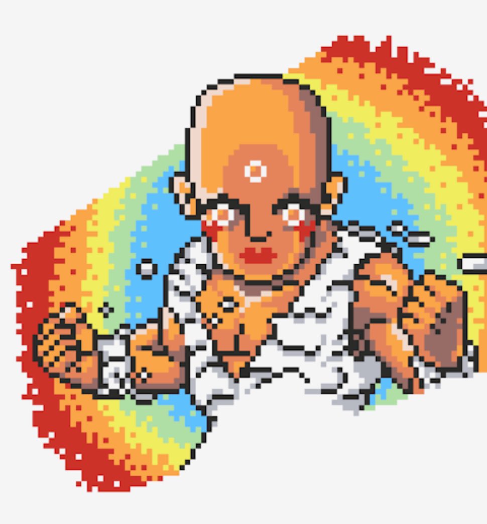 Today on <a href="/basepaint_xyz/">BasePaint</a> I added my <a href="/creatureworld/">Creature World</a> pfp as an anime character! Go check out today’s canvas to see the whole canvas for day 579!