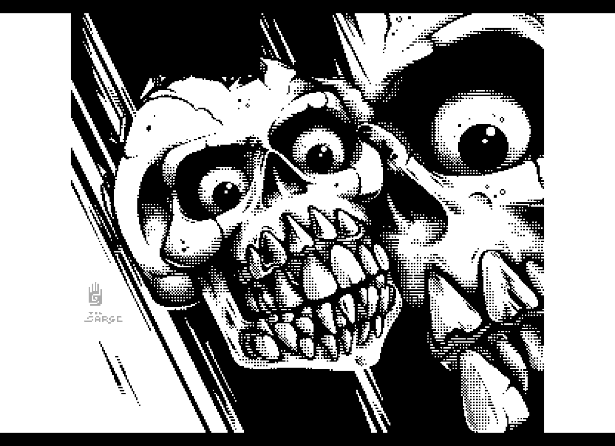 j_ljunggren's tweet image. A series of pixel artwork of skulls made on the Commodore 64 with the soon to be released version 3.0 of ALBERT. #c64 #commodore64 #pixelart #skull #Retro