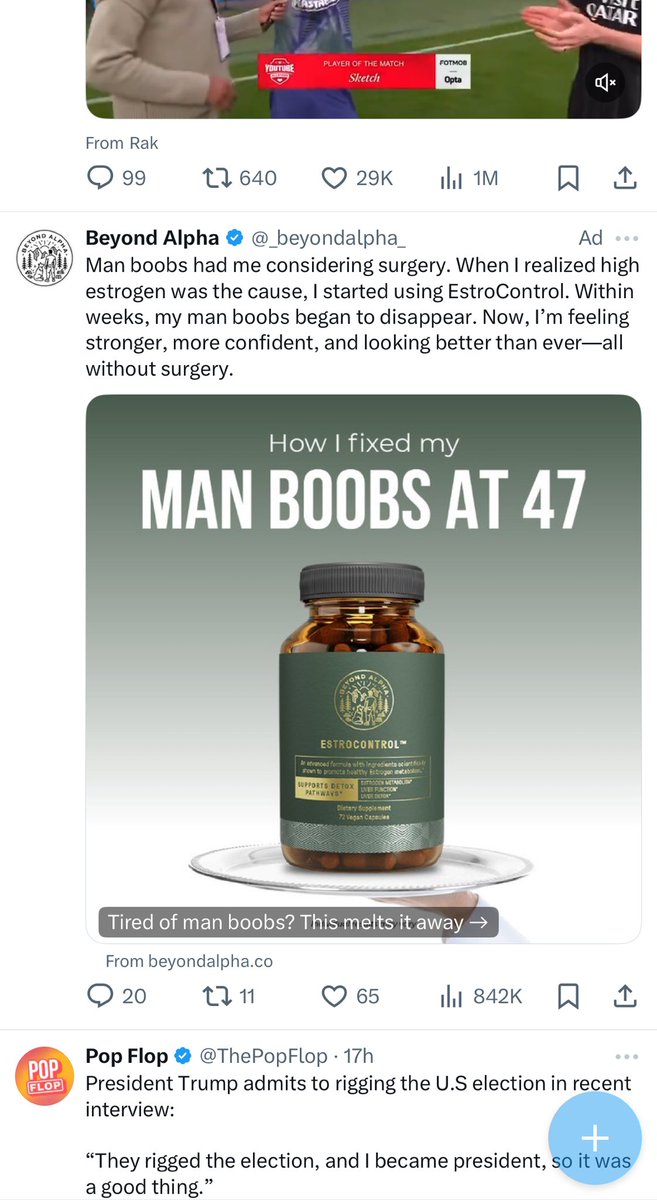 X algorithm doing me dirty