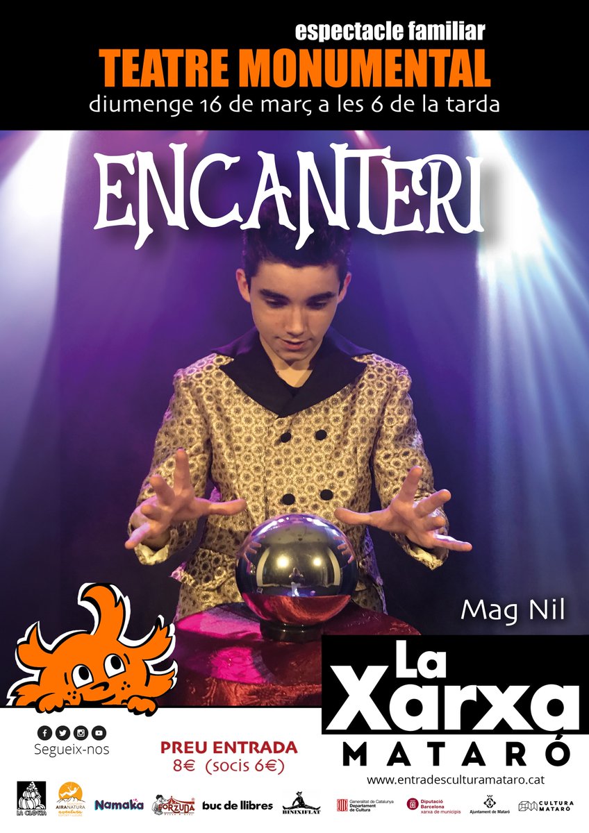 mailchi.mp/0b34c4150183/e… El Mag Nil presenta un nou espectacle on fusiona totes les especialitats del món de l'il·lusionisme.