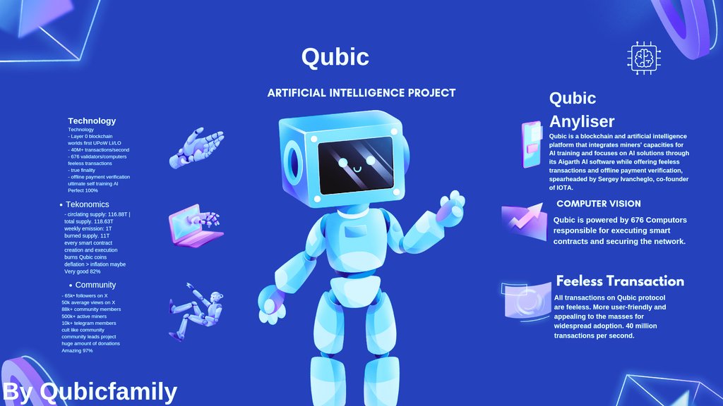 Qubicfamilys's tweet photo. $Qubic @_Qubic_ 
$CFB @c_f_b_token
Quorum Protocol
Oracle Machines
Al Aigarth
Useful-Proof-of-Work
Fee-less Transactions
offline payment verification
Decentralized
Fair Launch
55 million transfers per second 
Quottery 
Tick-chain 
Qearn
#FWYK https://t.co/Ky5G2L1sqx