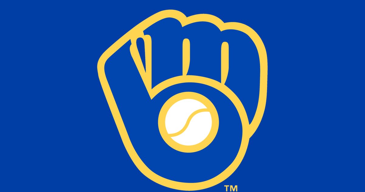 BrianHartl's tweet photo. @OleTimeHardball The Brewers logo on the left is the “new” ball in glove logo. This is the one you meant to put up https://t.co/jqWRyDPCzg