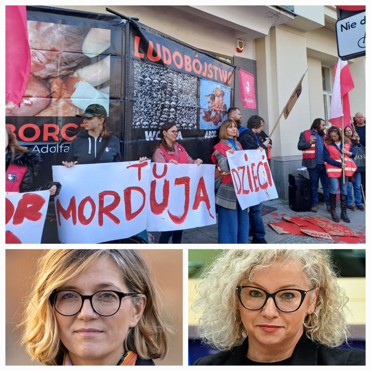 Twarze od mordowania dzieci