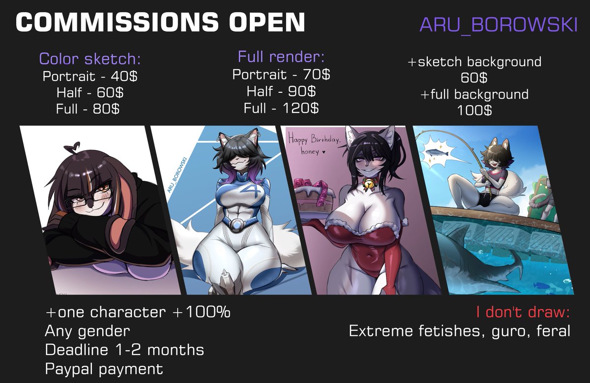 Aru_Borowski (Сommission Open) tweet media