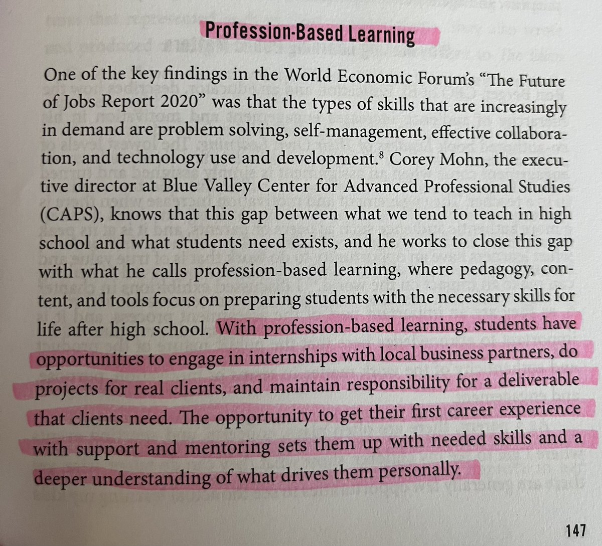 Jenn Guirguis (@jennguirguis) on Twitter photo Profession-based learning offers students authentic experiences that complement what they are learning in school. It also empowers students to explore future careers & enhances school and community connections. <a href="/DrGeorge_MU/">William O. George III</a> <a href="/katiemartinedu/">Katie Martin</a> #MUEdD #MUSOE #evolvingeducation Profession-based learning offers students authentic experiences that complement what they are learning in school. It also empowers students to explore future careers & enhances school and community connections. <a href="/DrGeorge_MU/">William O. George III</a> <a href="/katiemartinedu/">Katie Martin</a> #MUEdD #MUSOE #evolvingeducation