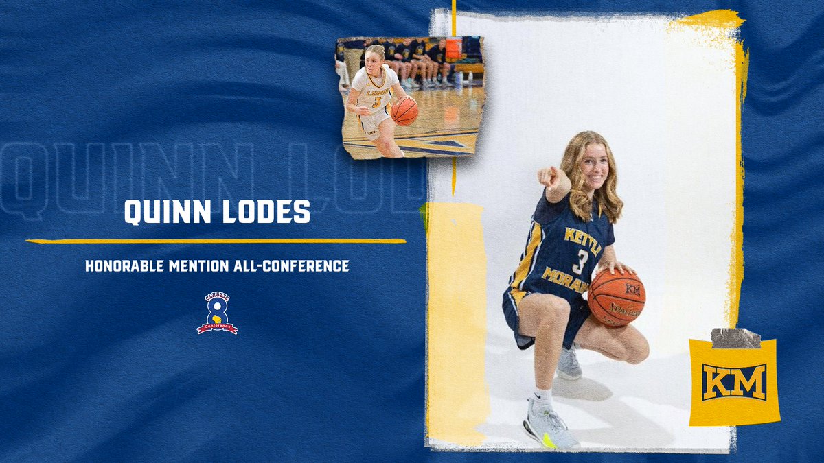 KMGirlsHoops (@kmgirlshoops) on Twitter photo Congratulations to Quinn Lodes (<a href="/QuinnLodes/">Quinn McGlocklin Lodes</a>) for earning Honorable Mention All-Conference Honors! Congratulations to Quinn Lodes (<a href="/QuinnLodes/">Quinn McGlocklin Lodes</a>) for earning Honorable Mention All-Conference Honors!