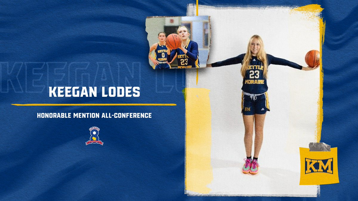 KMGirlsHoops (@kmgirlshoops) on Twitter photo Congratulations to Keegan Lodes (<a href="/KeeganLodes/">Keegan Lodes</a>) for earning Honorable Mention All-Conference Honors! Congratulations to Keegan Lodes (<a href="/KeeganLodes/">Keegan Lodes</a>) for earning Honorable Mention All-Conference Honors!