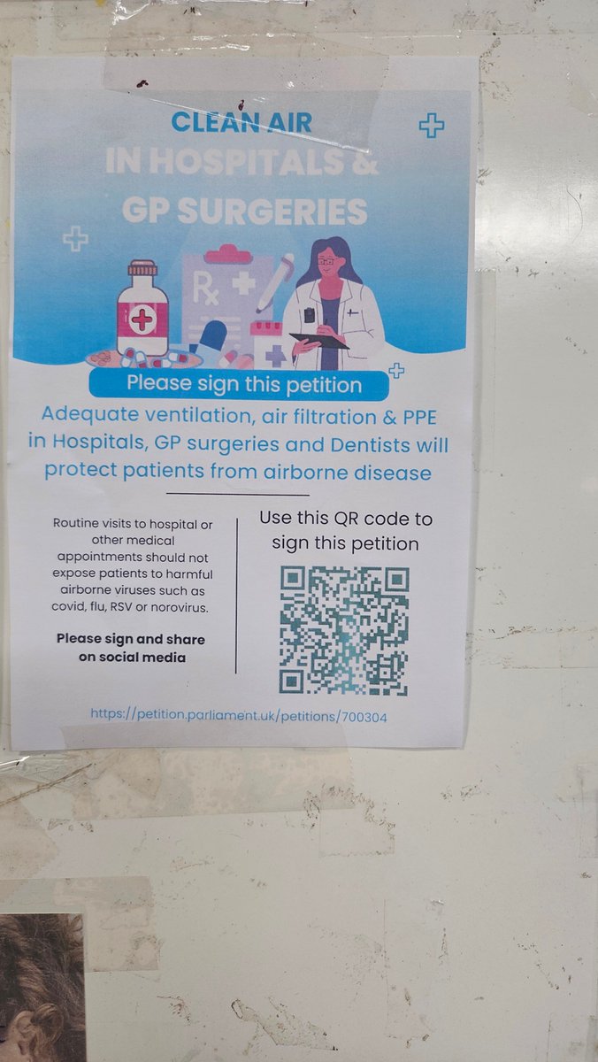strawfie's tweet photo. #CleanAirInHealthcare poster up in garden centre now too!
QR code makes it easy to sign so you can post these anywhere!!
Pls SIGN and SHARE🔽
https://t.co/tTyuSo646G
#StickEmUp #protectpatients #protectfamily https://t.co/DJrOVVBp4K